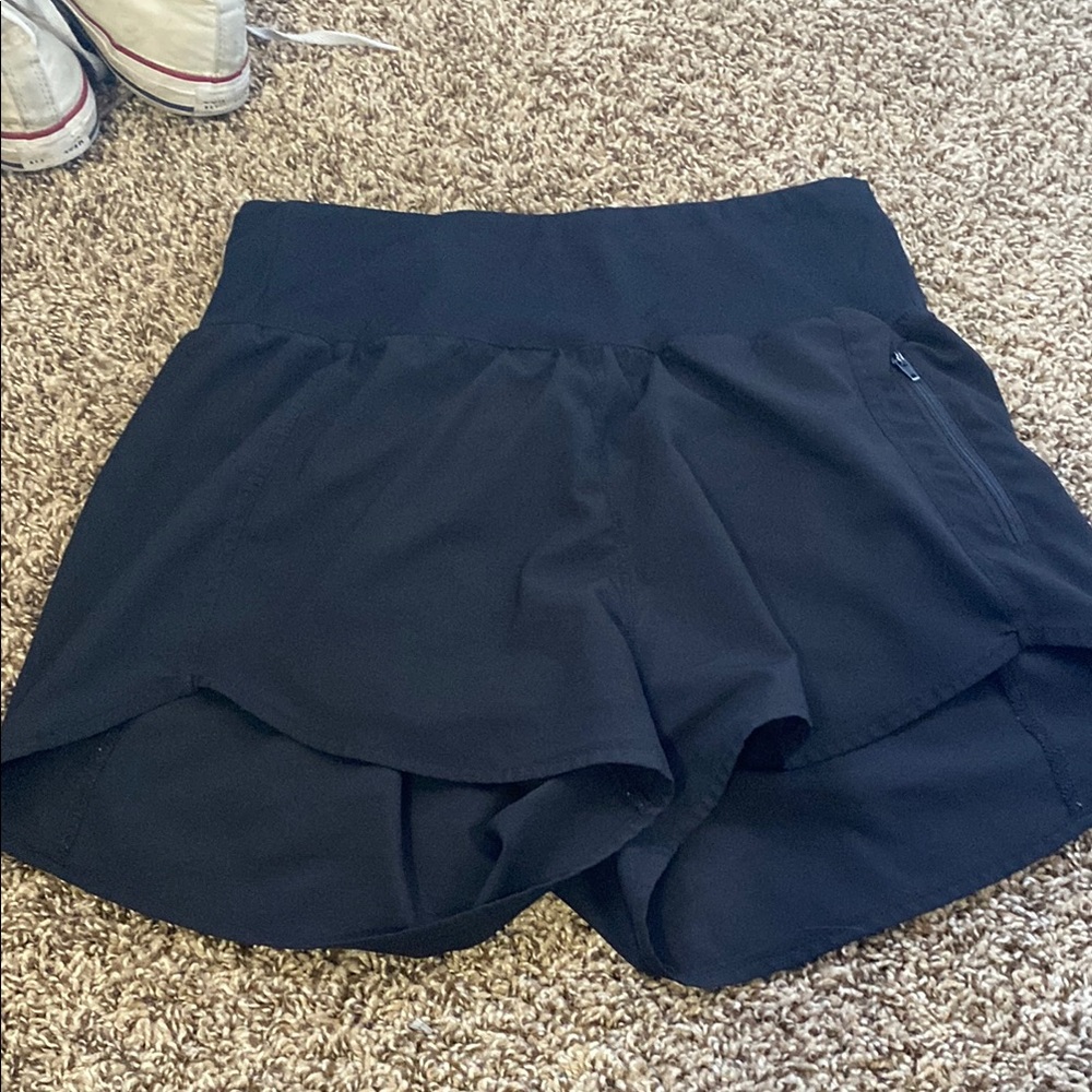 Women's Black Athletic Shorts